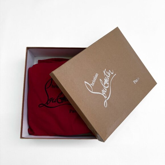 Christian Louboutin Chaperon Black Suede Leather - Picture 10 of 11